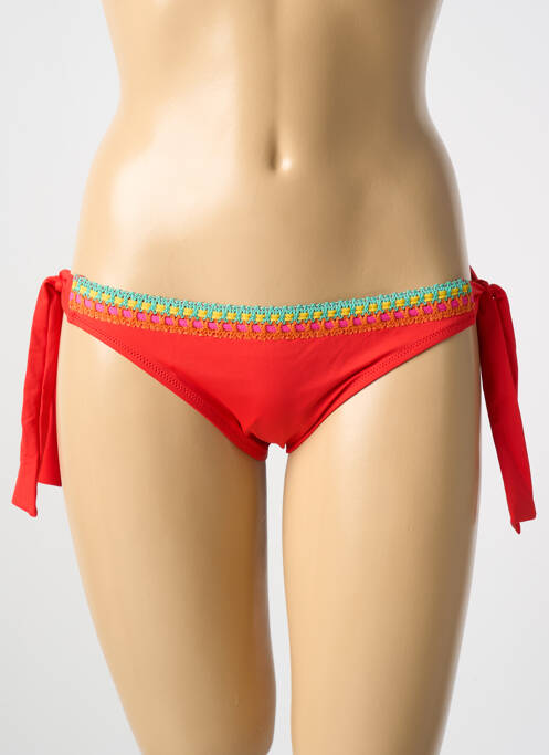 Bas de maillot de bain rouge ANTIGEL pour femme
