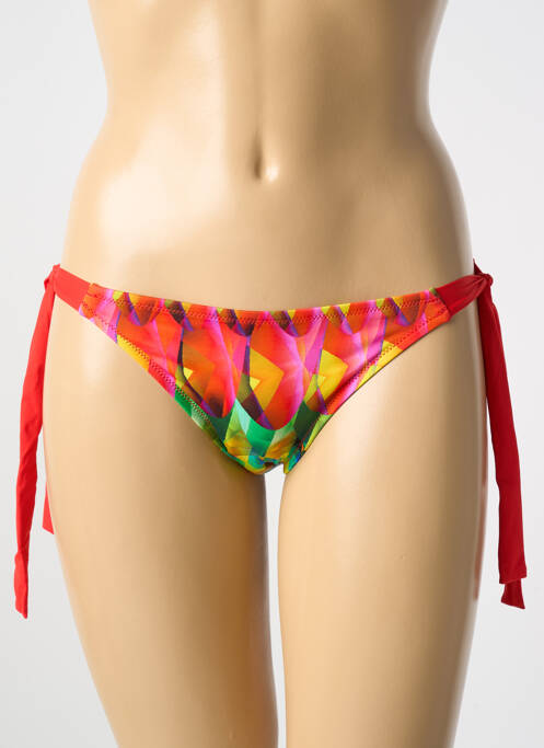 Bas de maillot de bain rouge ANTIGEL pour femme