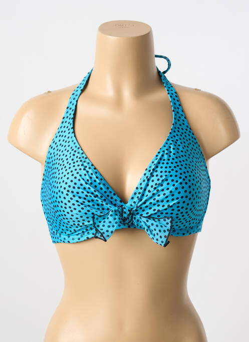 Haut de maillot de bain bleu ANTIGEL pour femme