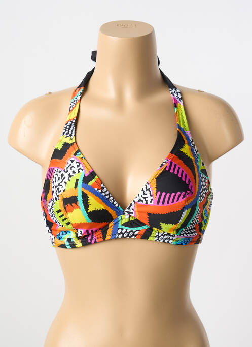 Haut de maillot de bain noir ANTIGEL pour femme