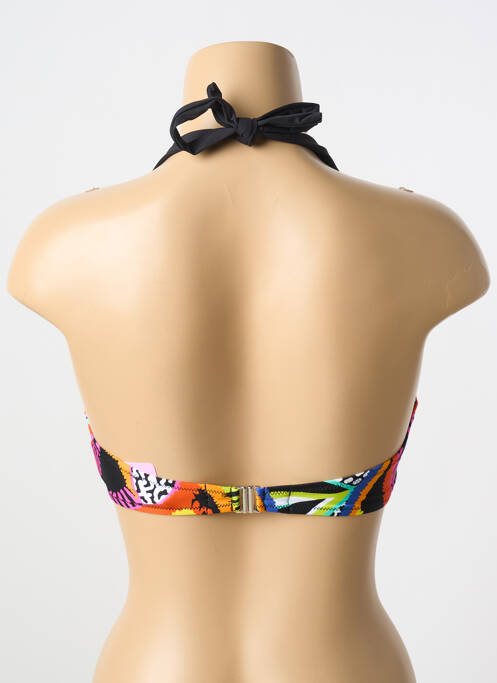 Haut de maillot de bain noir ANTIGEL pour femme