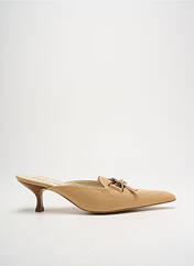 Mules/Sabots beige STUDIO pour femme seconde vue