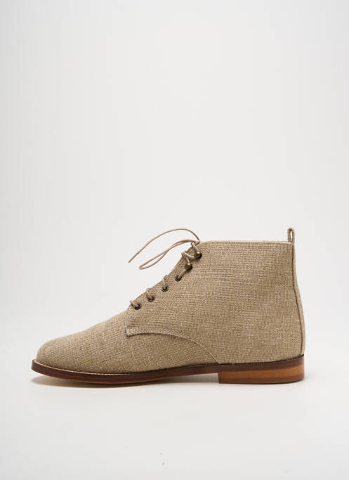 Bottines/Boots beige ESTRELLA pour femme