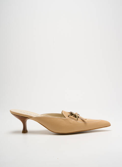 Mules/Sabots beige STUDIO pour femme
