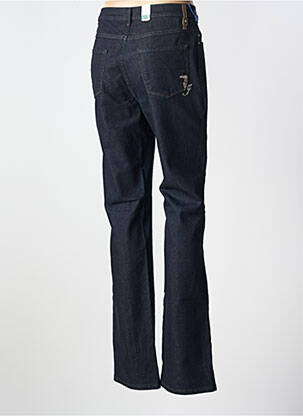 Jeans coupe droite stretch taille normale bleu TRUSSARDI JEANS femme