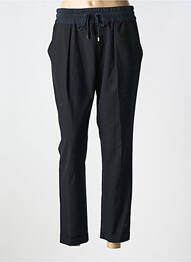 Pantalon slim taille élastique taille normale bleu ZARA femme