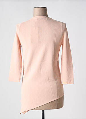 Pull coupe cintrée manches 3/4 rose ZARA femme