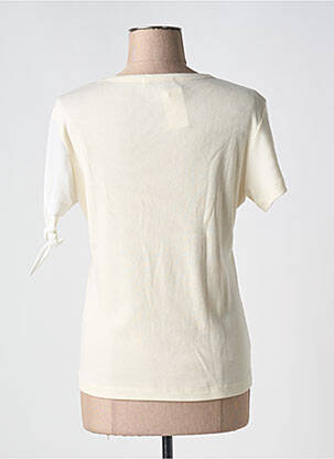 T-shirt coupe cintrée manches courtes beige JWANDERSON femme