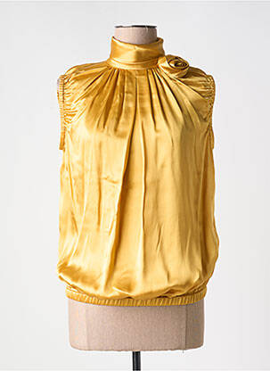 Top sans manche sans manche jaune DOLCE & GABBANA femme