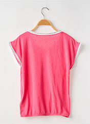 T-shirt rose MISS LIBERTO pour fille seconde vue