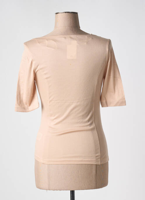 T-shirt coupe cintrée manches courtes marron H&M femme