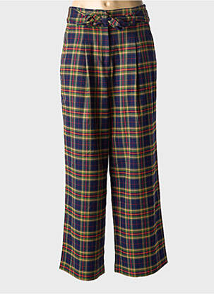 Pantalon droit stretch taille normale bleu KING LOUIE femme