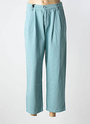 Jeans coupe large stretch taille normale bleu HAPPY femme