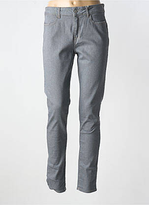 Jeans coupe slim stretch taille normale gris KANOPE femme