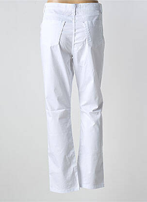 Pantalon droit stretch taille normale blanc TINTA femme