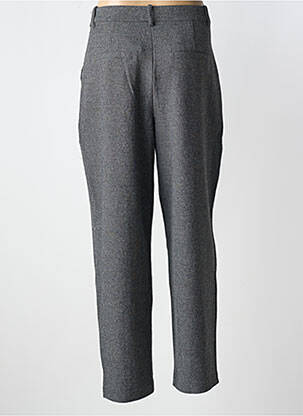 Pantalon droit stretch taille normale gris B.YOUNG femme