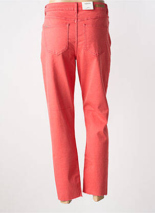 Jeans coupe droite stretch taille normale rouge B.YOUNG femme