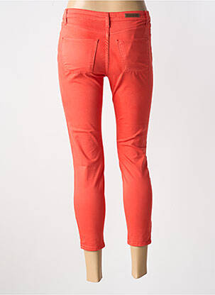 Pantalon 7/8 stretch taille normale orange LCDN femme