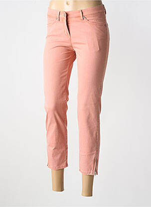 Pantalon 7/8 stretch taille normale rose TONI femme