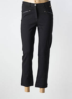 Pantalon 7/8 stretch taille normale noir ÉTYMOLOGIE femme