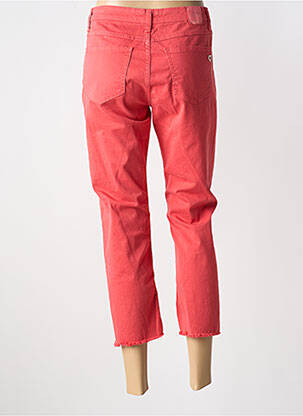 Pantalon 7/8 stretch taille normale rouge PLEASE femme