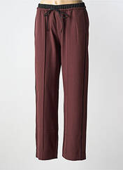 Pantalon droit marron ANGE pour femme seconde vue