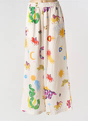 Pantalon large blanc FENOMEN pour femme seconde vue