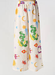 Pantalon large blanc FENOMEN pour femme seconde vue