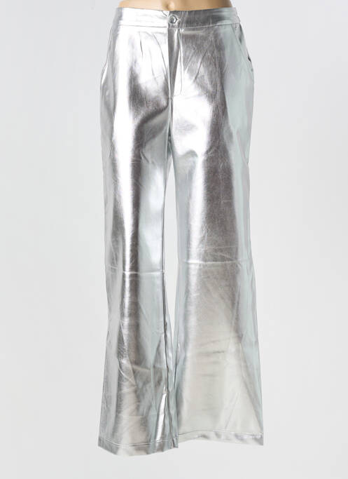Pantalon droit argent ANGE pour femme