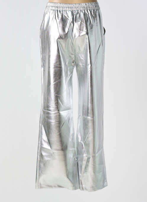 Pantalon droit argent ANGE pour femme