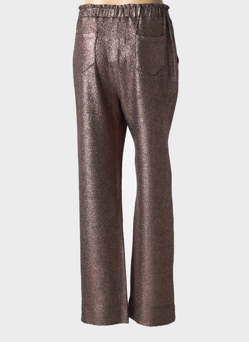 Pantalon droit marron ANGE femme