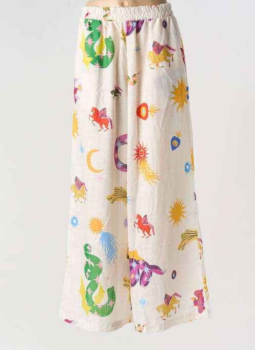 Pantalon large blanc FENOMEN pour femme