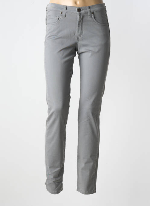 Pantalon slim gris LCDN pour femme