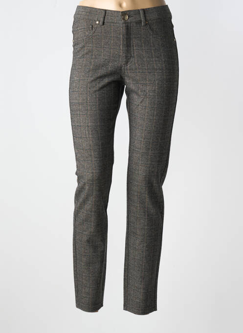 Pantalon slim gris LCDN pour femme