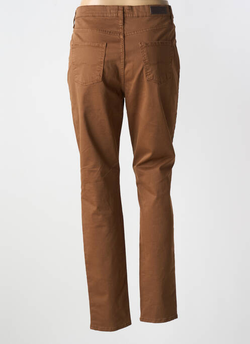 Pantalon slim marron LCDN pour femme