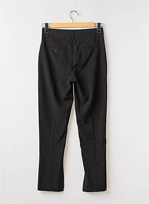 Pantalon slim tissage popeline taille normale noir B.YOUNG femme