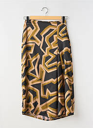 Jupe longue tissage crêpe noir MÊME ROAD femme