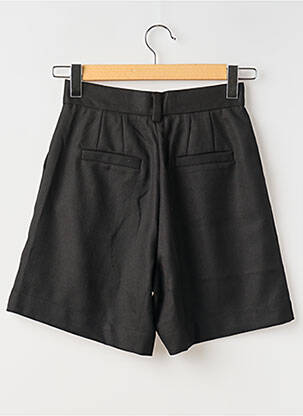 Short fermeture zippée sous rabat boutonné taille normale noir Y'COO femme
