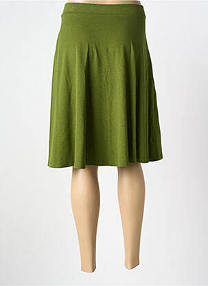 Jupe mi-longue coupe évasée vert KING LOUIE femme