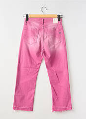 Jeans coupe droite rose PLEASE pour femme seconde vue