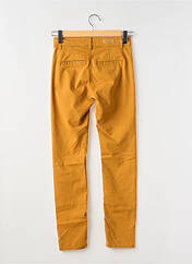 Pantalon slim jaune HAPPY pour femme seconde vue