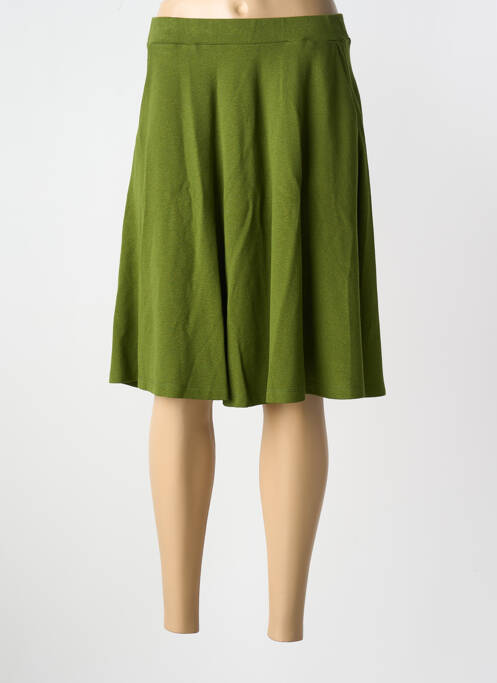Jupe mi-longue coupe évasée vert KING LOUIE femme