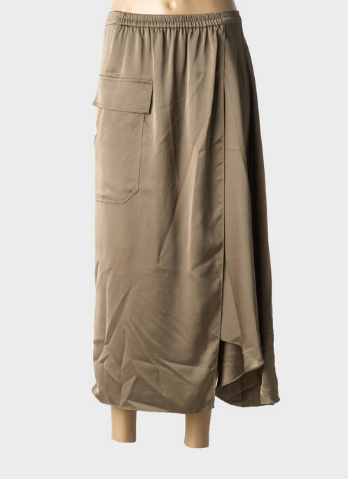 Jupe longue vert ORFEO pour femme