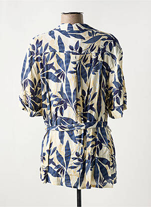 Tunique manches courtes coupe cintrée bleu GRIFFON femme