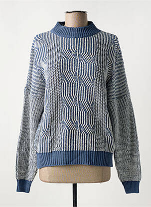 Pull stretch manches longues bleu MERI & ESCA femme