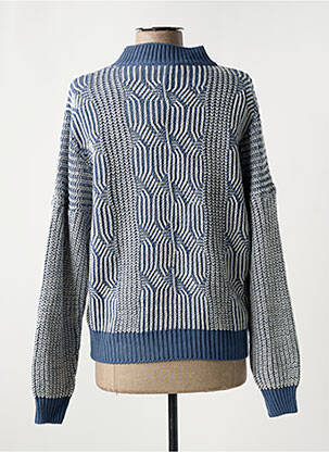 Pull stretch manches longues bleu MERI & ESCA femme