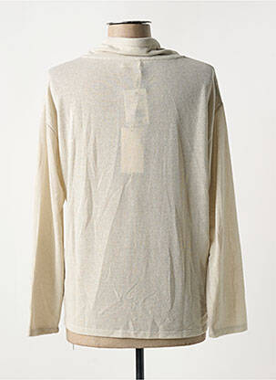 Pull coupe droite manches longues beige BARBARA LEBEK femme