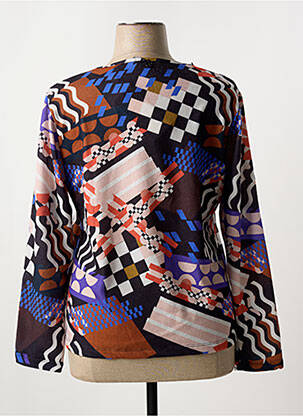 Pull coupe cintrée manches longues noir MALOKA femme