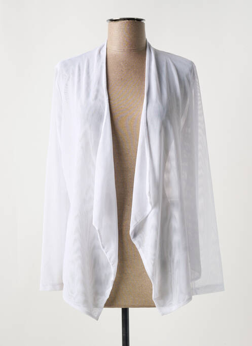 Gilet manches longues blanc MALOKA pour femme