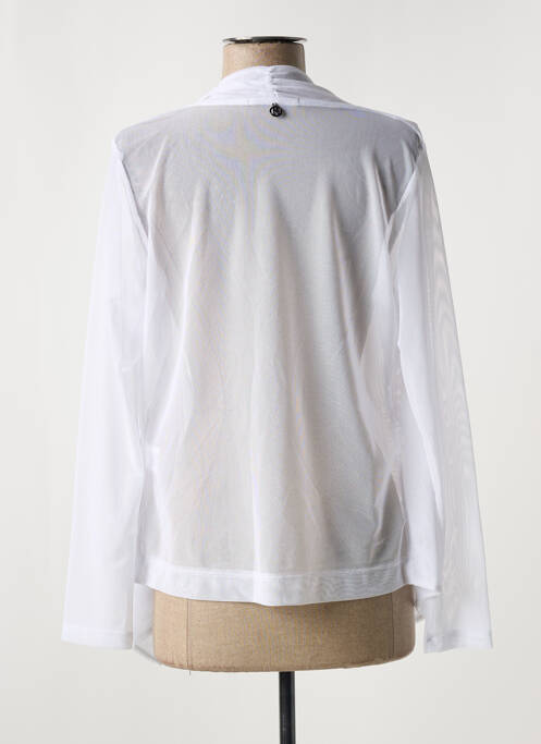 Gilet manches longues blanc MALOKA pour femme